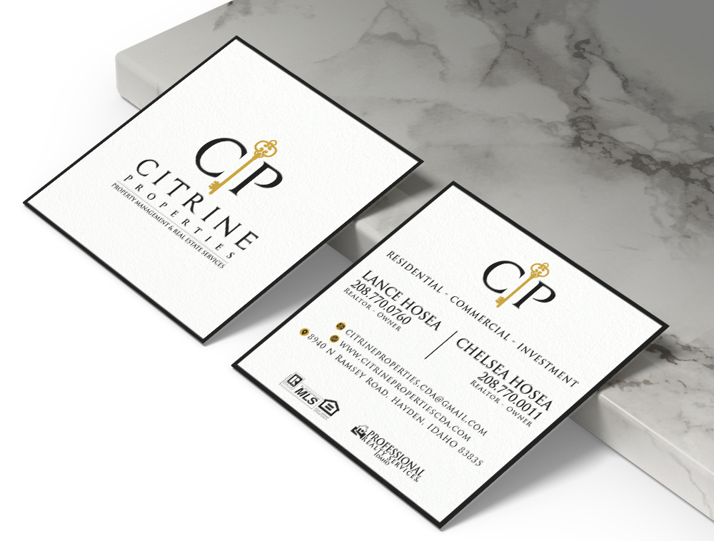 Citrine Properties logo design by Niqnish