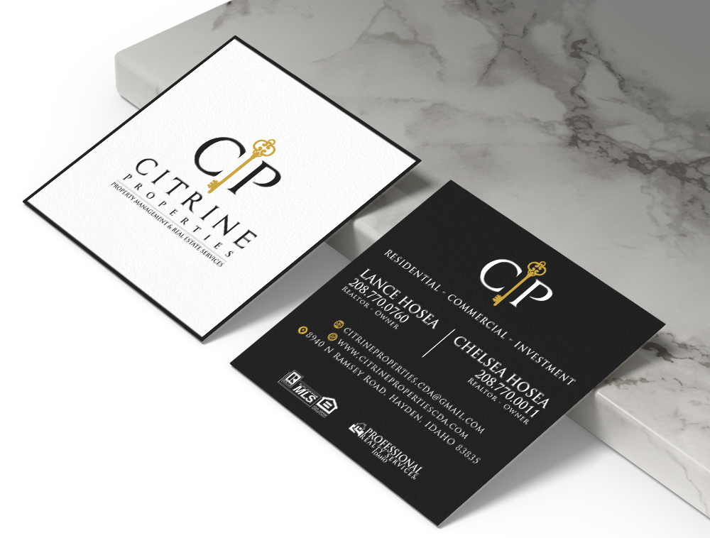 Citrine Properties logo design by Niqnish