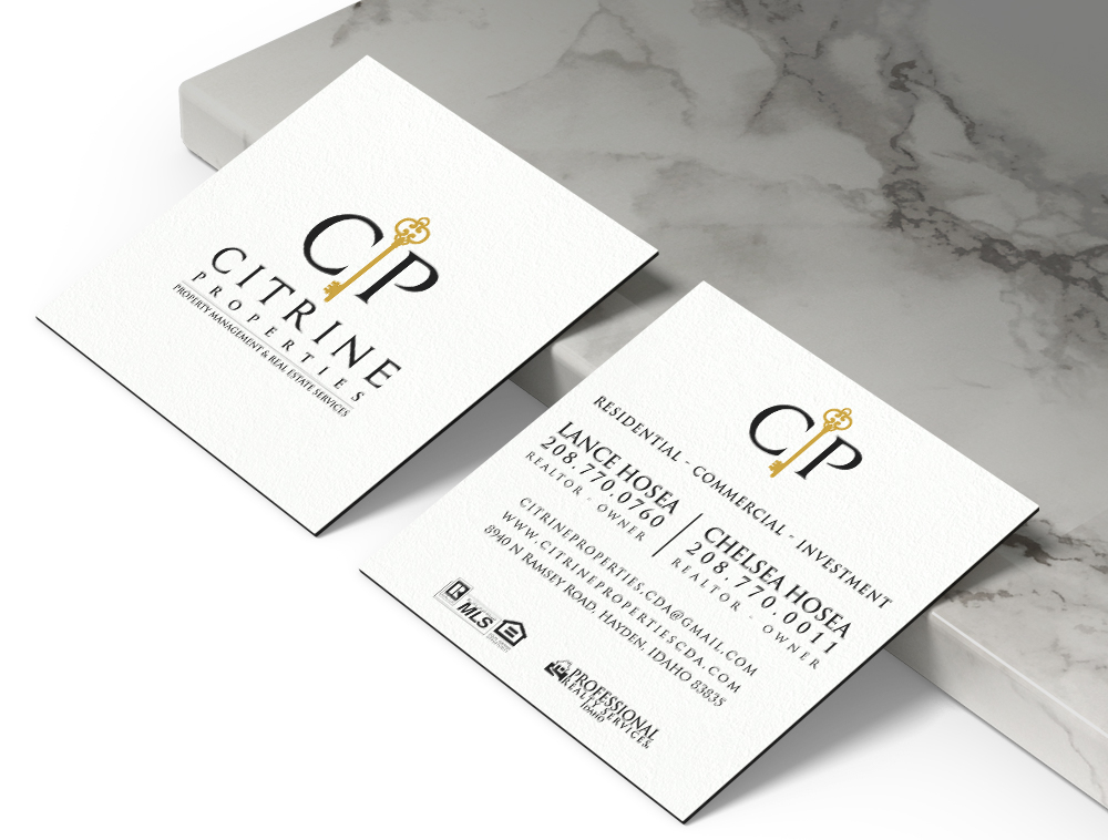 Citrine Properties logo design by Niqnish