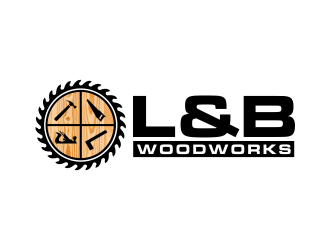 L & B Woodworks Logo Design - 48hourslogo