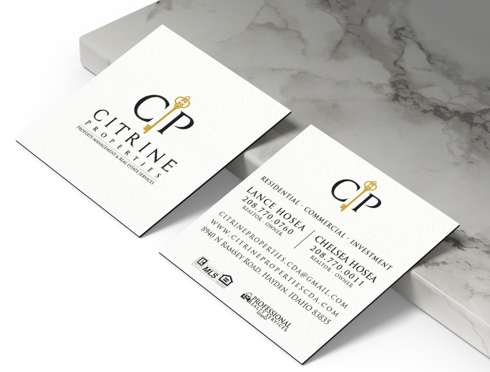 Citrine Properties logo design by Niqnish