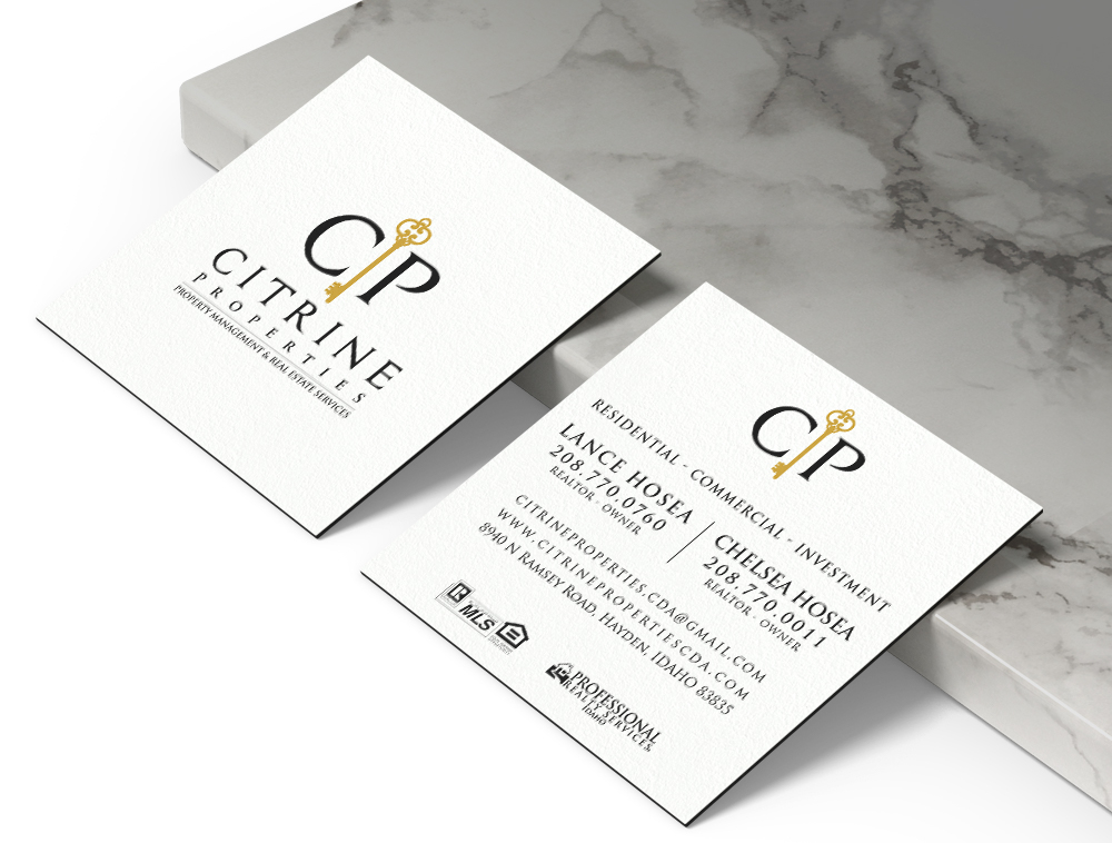 Citrine Properties logo design by Niqnish