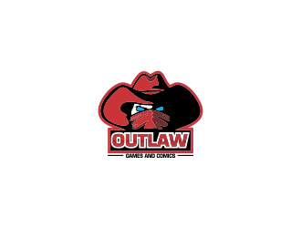 Outlaw Games and Comics logo design by oke2angconcept