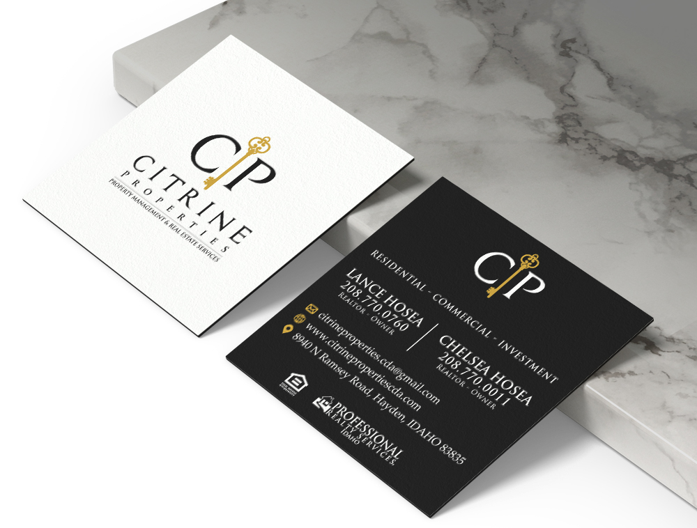 Citrine Properties logo design by Niqnish