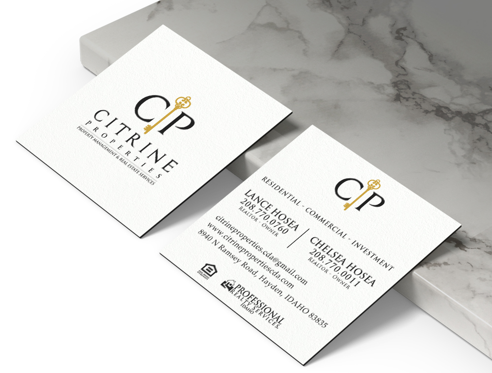 Citrine Properties logo design by Niqnish