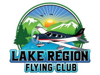 Lake Region Flying Club logo design by Suvendu