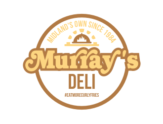 Murrays Deli logo design by Garmos