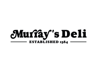 Murrays Deli logo design by GassPoll