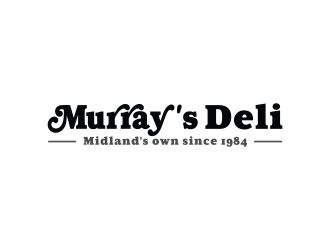 Murrays Deli logo design by GassPoll