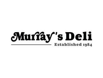 Murrays Deli logo design by GassPoll