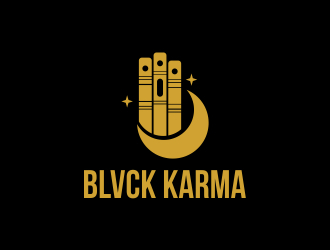 BLVCK KARMA  (Black karma)  logo design by cikiyunn