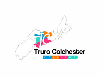 Truro Colchester Delivers logo design by up2date