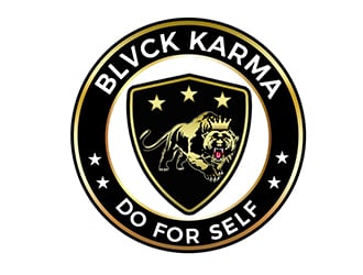 BLVCK KARMA  (Black karma)  logo design by PrimalGraphics