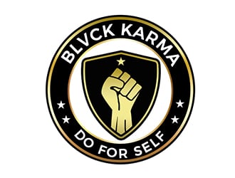 BLVCK KARMA  (Black karma)  logo design by PrimalGraphics