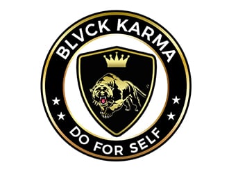 BLVCK KARMA  (Black karma)  logo design by PrimalGraphics