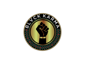 BLVCK KARMA  (Black karma)  logo design by oke2angconcept