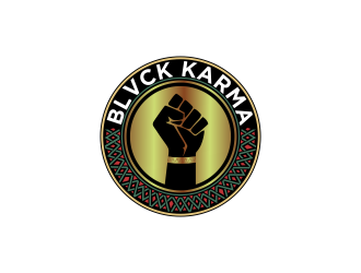 BLVCK KARMA  (Black karma)  logo design by oke2angconcept