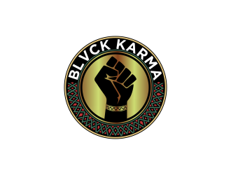 BLVCK KARMA  (Black karma)  logo design by oke2angconcept