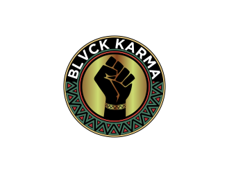 BLVCK KARMA  (Black karma)  logo design by oke2angconcept