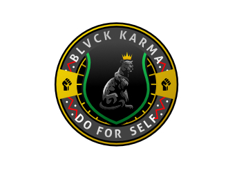 BLVCK KARMA  (Black karma)  logo design by sulaiman