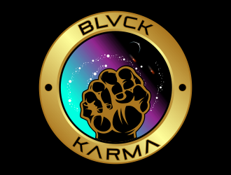 BLVCK KARMA  (Black karma)  logo design by Kruger