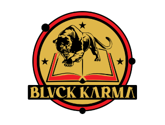 BLVCK KARMA  (Black karma)  logo design by nona