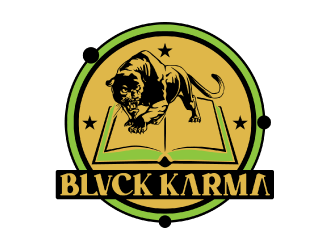 BLVCK KARMA  (Black karma)  logo design by nona