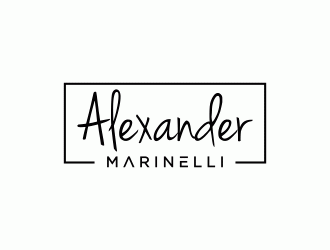 Alexander Marinelli logo design by SelaArt