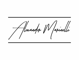 Alexander Marinelli logo design by hopee