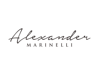 Alexander Marinelli logo design by Purwoko21