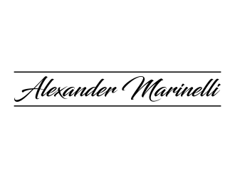 Alexander Marinelli logo design by Purwoko21