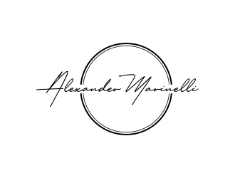 Alexander Marinelli logo design by GassPoll