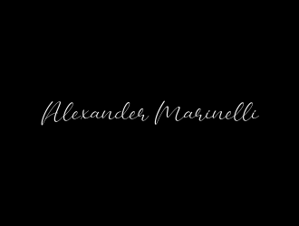 Alexander Marinelli logo design by christabel