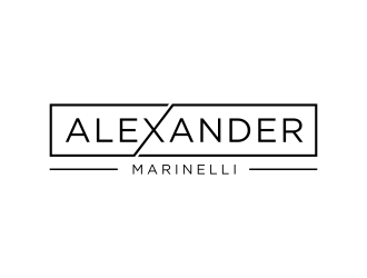 Alexander Marinelli logo design by GassPoll