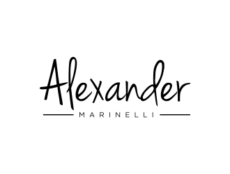 Alexander Marinelli logo design by GassPoll