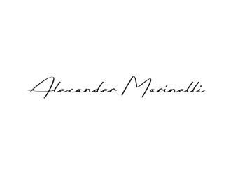 Alexander Marinelli logo design by ora_creative