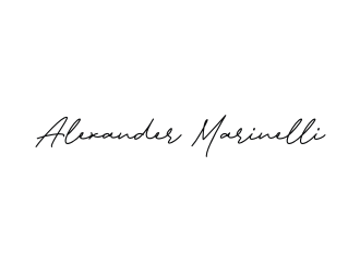 Alexander Marinelli logo design by ora_creative