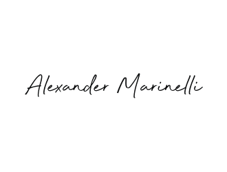 Alexander Marinelli logo design by ora_creative