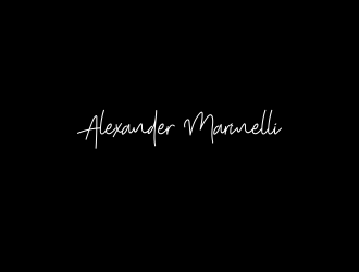 Alexander Marinelli logo design by afra_art