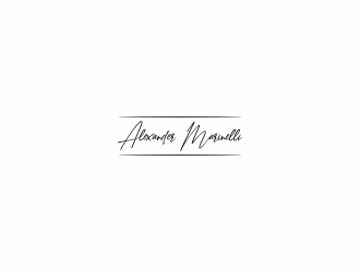 Alexander Marinelli logo design by afra_art