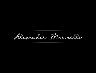 Alexander Marinelli logo design by afra_art