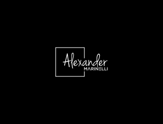 Alexander Marinelli logo design by afra_art