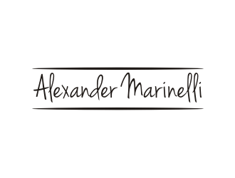 Alexander Marinelli logo design by BintangDesign