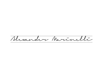 Alexander Marinelli logo design by pel4ngi