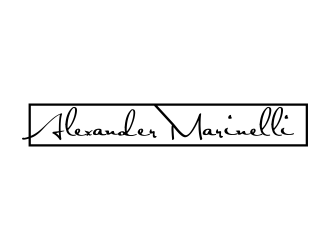 Alexander Marinelli logo design by pel4ngi