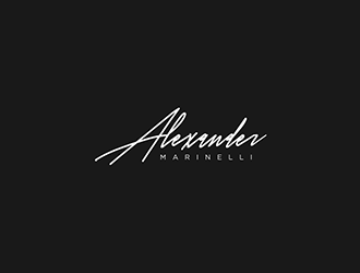 Alexander Marinelli logo design by blackcane