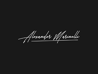 Alexander Marinelli logo design by blackcane