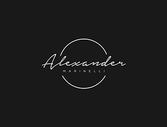 Alexander Marinelli logo design by blackcane