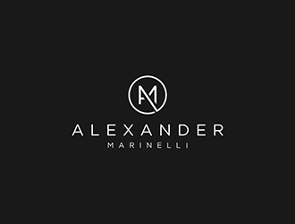 Alexander Marinelli logo design by blackcane