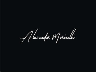 Alexander Marinelli logo design by KQ5